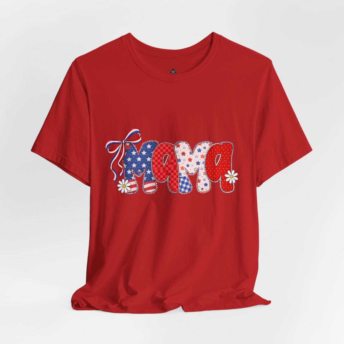 Patriotic Mama Tee — 4th of July USA Mom T‑Shirt