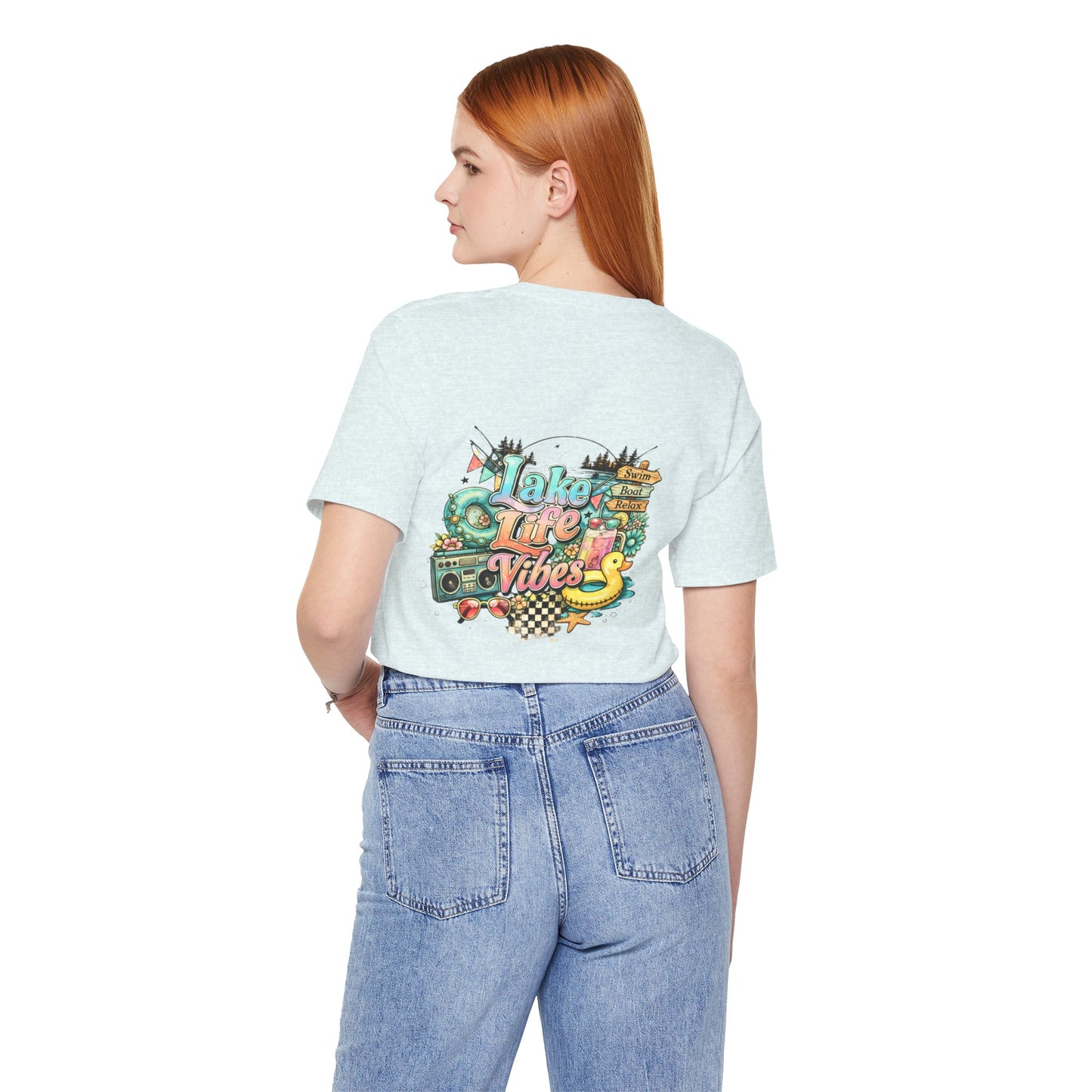 Lake Life Vibes T-Shirt — Retro Lakeside Graphic Tee