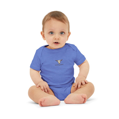 Baby Bodysuit with Tiny Longhorn Graphic – Cute Infant One-Piece