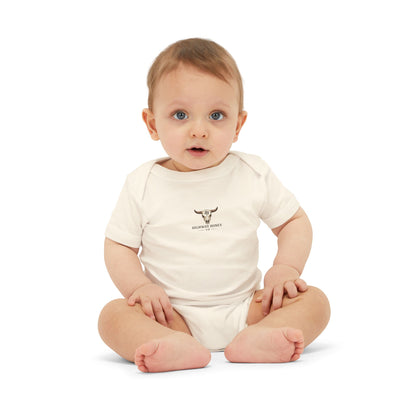 Baby Bodysuit with Tiny Longhorn Graphic – Cute Infant One-Piece