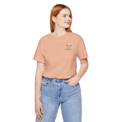 Country Mama T-Shirt — Floral Longhorn Skull Western Tee