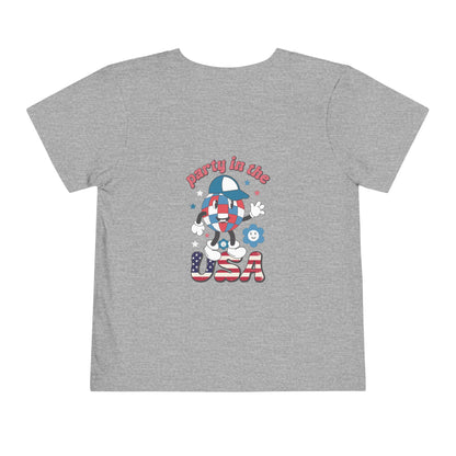 Toddler Tee — 'Party in the USA' Patriotic Graphic T-Shirt