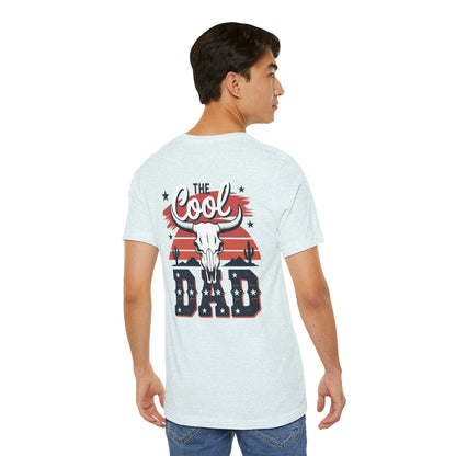 Cool Dad Western T-Shirt — 'The Cool Dad' Skull & Stars Graphic Tee