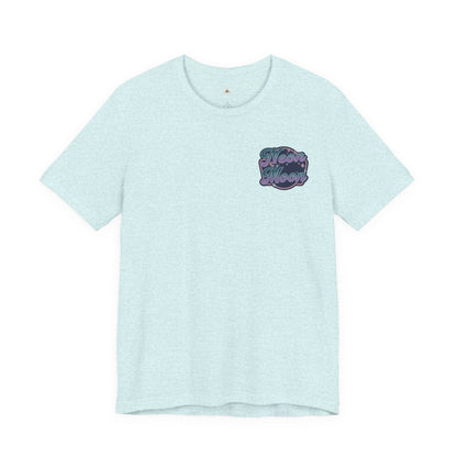 Neon Moon T‑Shirt — Retro Vaporwave Night Sky Graphic Tee