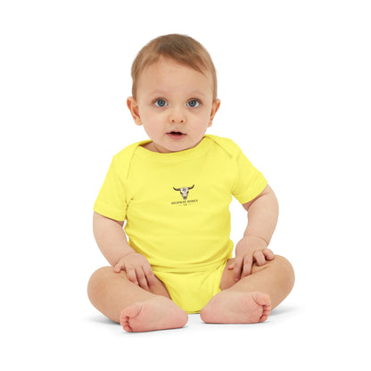 Baby Bodysuit with Tiny Longhorn Graphic – Cute Infant One-Piece
