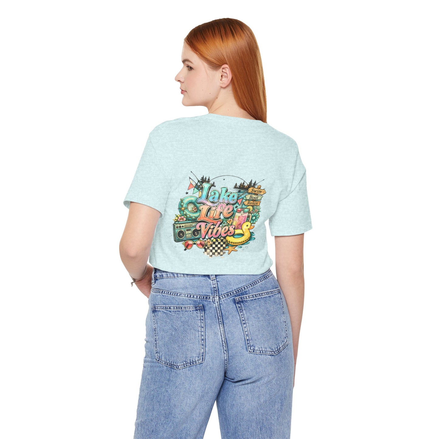 Lake Life Vibes T-Shirt — Retro Lakeside Graphic Tee