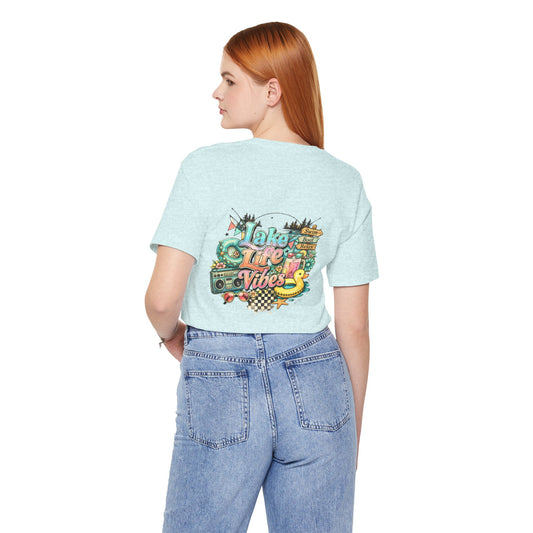Lake Life Vibes T-Shirt — Retro Lakeside Graphic Tee