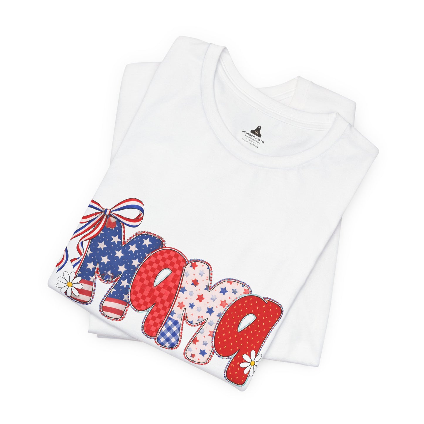 Patriotic Mama Tee — 4th of July USA Mom T‑Shirt
