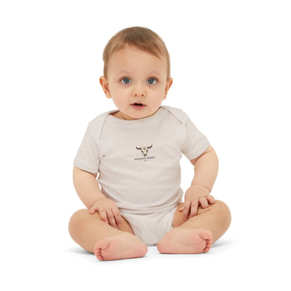 Baby Bodysuit with Tiny Longhorn Graphic – Cute Infant One-Piece
