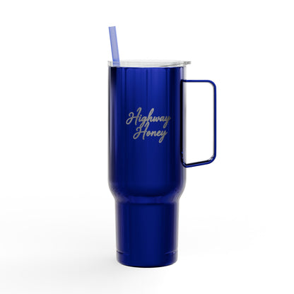 40oz Engraved Insulated Tumbler - 'Happy 4th of July' Patriotic Travel Mug