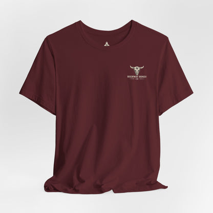 T-Shirt — 'The Water's Fine Y'all' Boat Sunset Graphic Tee