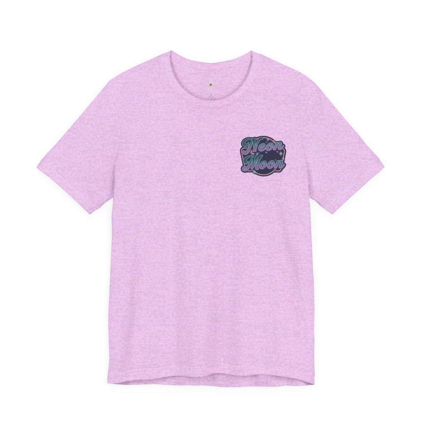 Neon Moon T‑Shirt — Retro Vaporwave Night Sky Graphic Tee