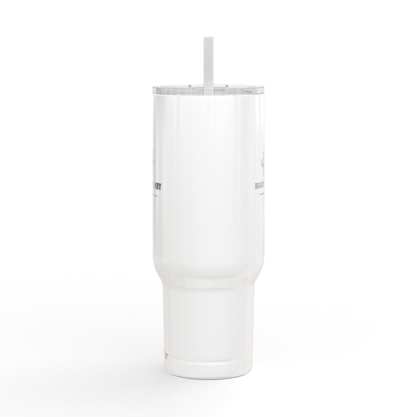 Engraved 40oz Insulated Tumbler with Handle & Lid — Custom Monogram Drinkware