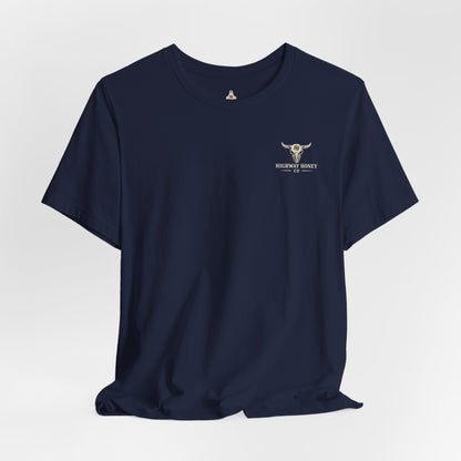 Lake Life Tee — "Saltwater's Expensive, Lake Water's Free" Boat T-Shirt