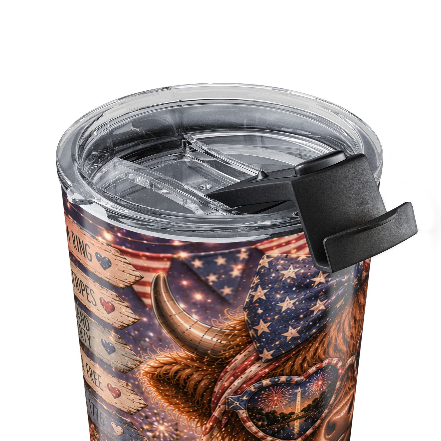 American Patriotic 20oz Tumbler — 250 Years Red White & Blue Celebration