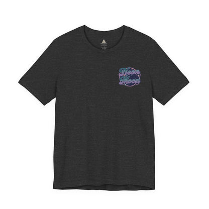 Neon Moon T‑Shirt — Retro Vaporwave Night Sky Graphic Tee