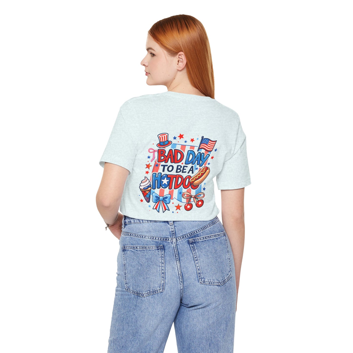 Bad Day to Be a Hotdog T-Shirt — Patriotic 4th of July BBQ Tee