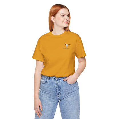 Wild West Country & Western T-Shirt — Vintage Cow Skull & Cowboy Graphic