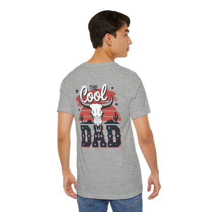 Cool Dad Western T-Shirt — 'The Cool Dad' Skull & Stars Graphic Tee