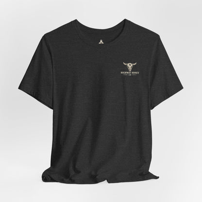 T-Shirt — 'The Water's Fine Y'all' Boat Sunset Graphic Tee