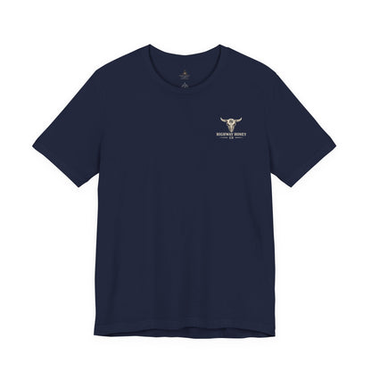 Lake Bum Graphic Tee — "American by Birth, Lake Bum by Choice"