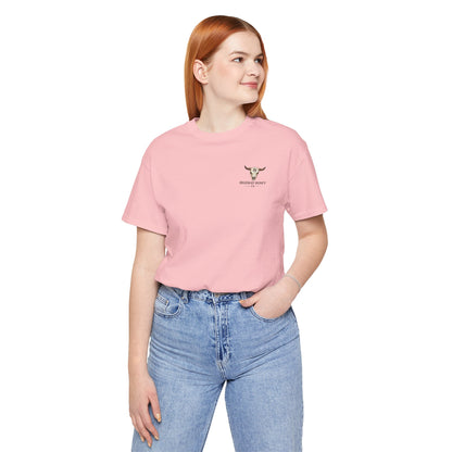 Country Mama T-Shirt — Floral Longhorn Skull Western Tee