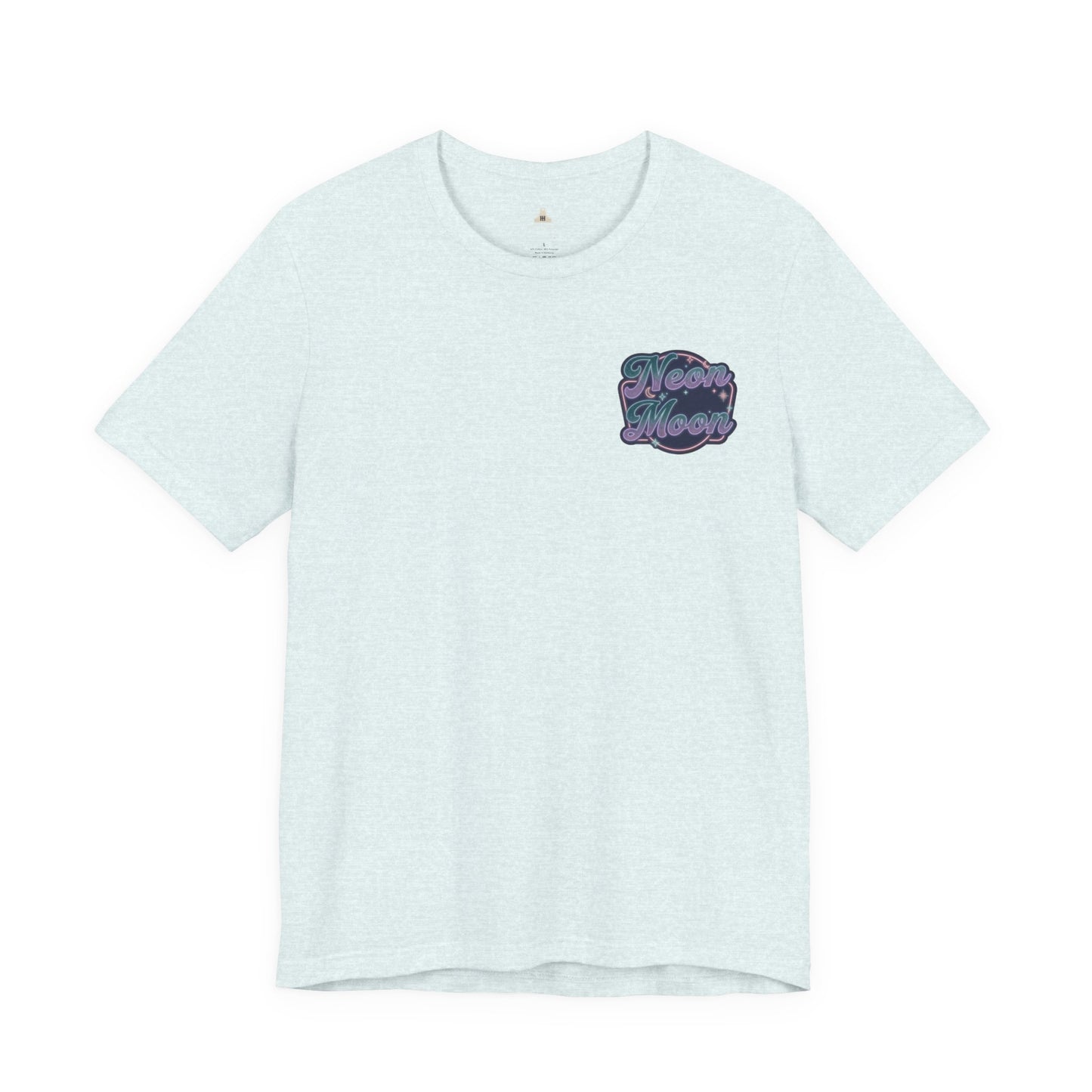 Neon Moon T‑Shirt — Retro Vaporwave Night Sky Graphic Tee
