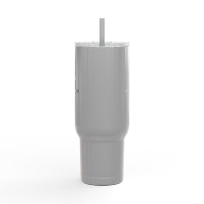 Engraved 40oz Insulated Tumbler with Handle & Lid — Custom Monogram Drinkware