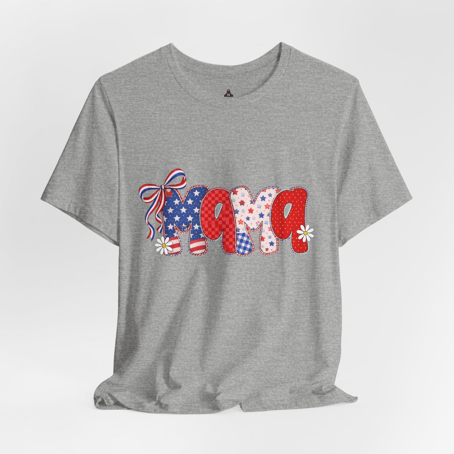 Patriotic Mama Tee — 4th of July USA Mom T‑Shirt