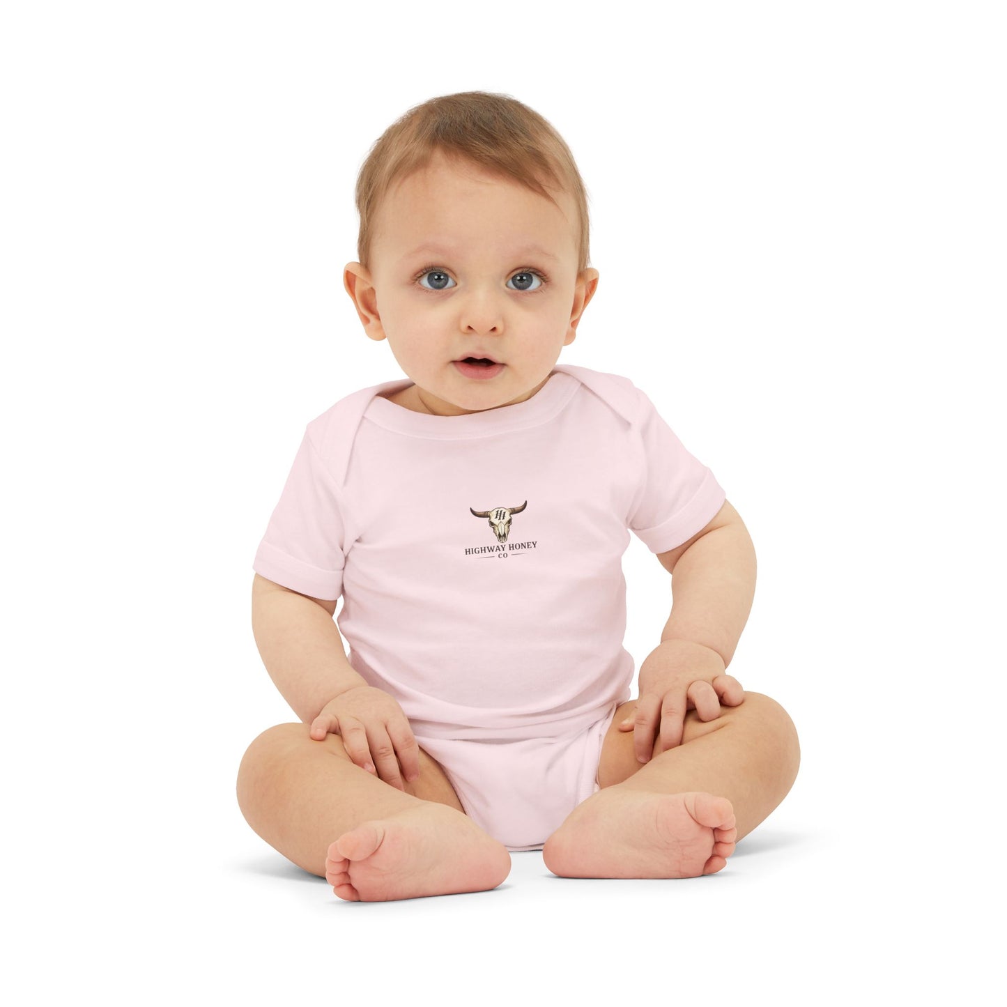 Baby Bodysuit with Tiny Longhorn Graphic – Cute Infant One-Piece