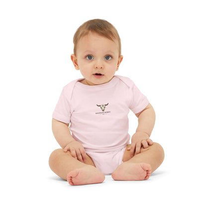 Baby Bodysuit with Tiny Longhorn Graphic – Cute Infant One-Piece