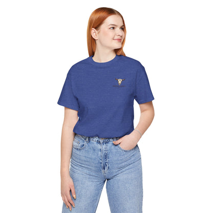 Country Mama T-Shirt — Floral Longhorn Skull Western Tee