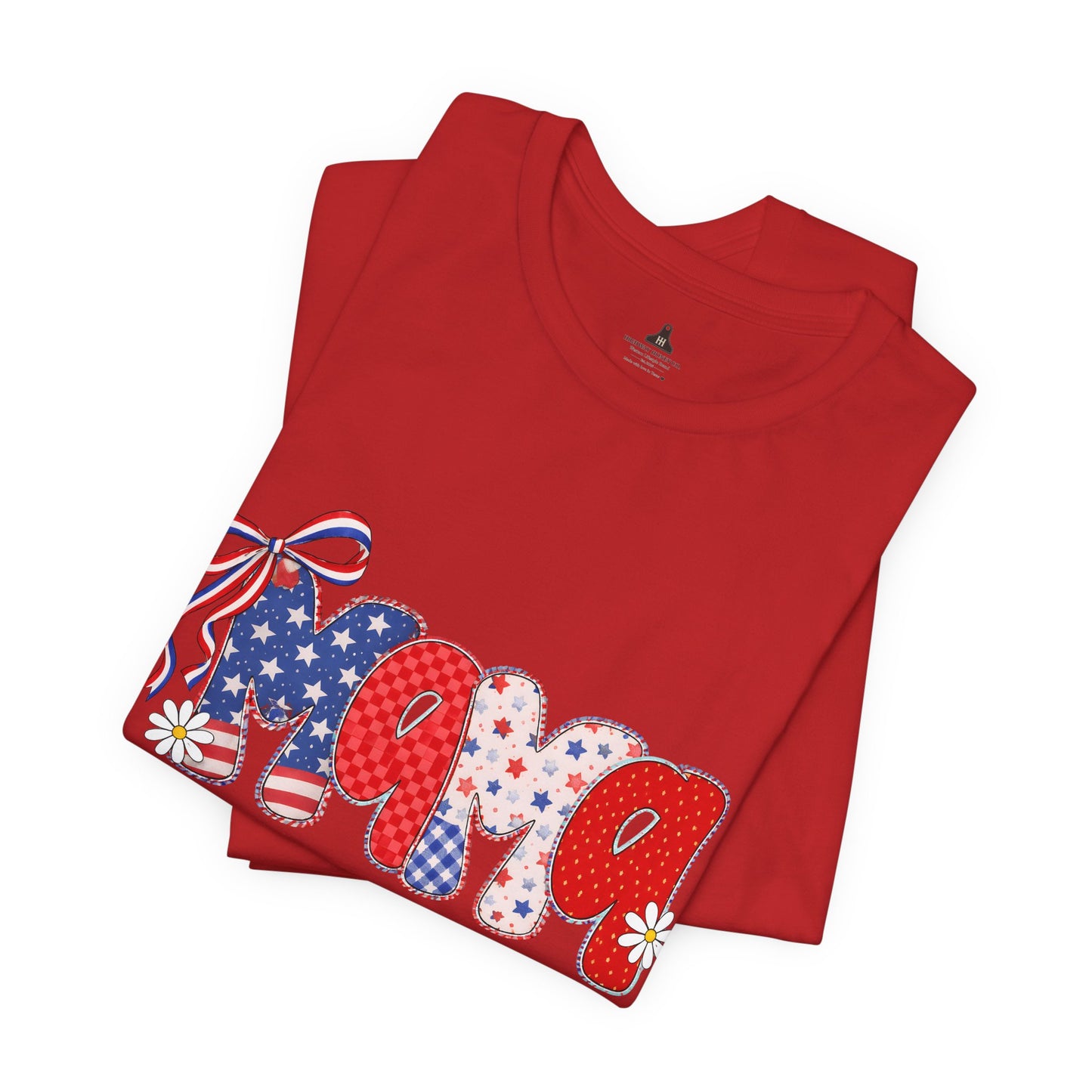 Patriotic Mama Tee — 4th of July USA Mom T‑Shirt