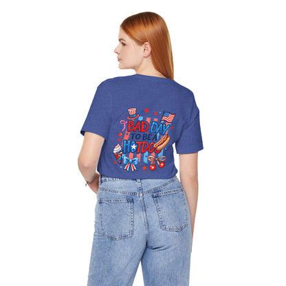 Bad Day to Be a Hotdog T-Shirt — Patriotic 4th of July BBQ Tee