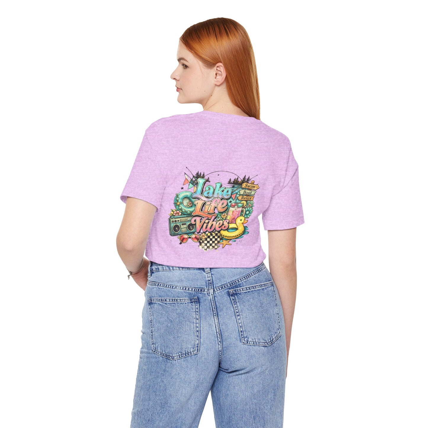 Lake Life Vibes T-Shirt — Retro Lakeside Graphic Tee